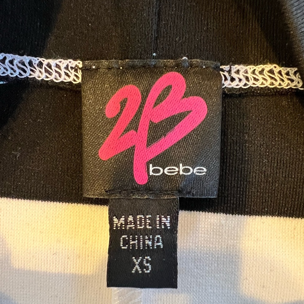 2B Bebe Striped Pencil Skirt XS - Picture 8 of 8